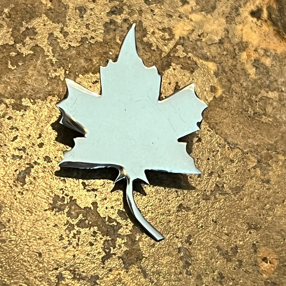Sterling Maple Leaf Brooch
